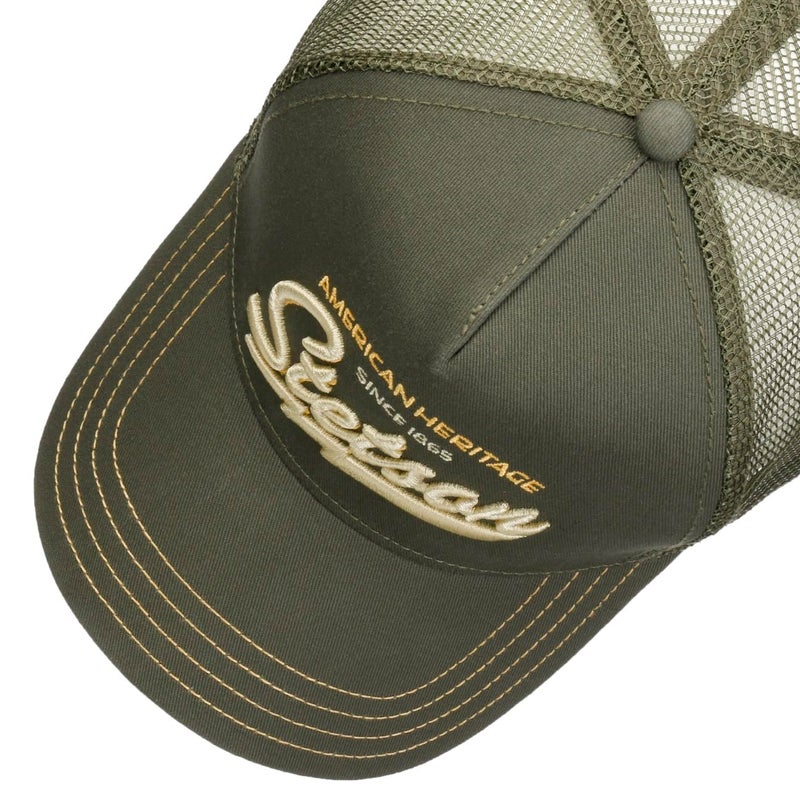 Stetson Since 1865 Trucker Cap Men Summer Winter Olive - Image 3